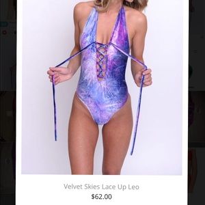 ON HOLD FOR BRIANNA Velvet Skies Lace Up Leo